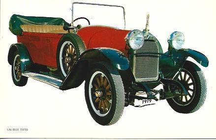 POSTAL A1777: Talbot de 1919