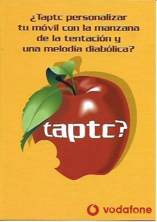 POSTAL A1729: Publicidad de Vodafone