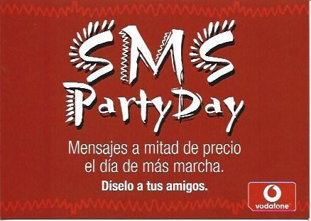 POSTAL A1732: Publicidad de SMS de Vodafone
