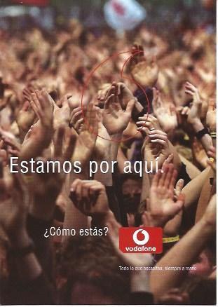 POSTAL A1734: Vodafone, publicidad