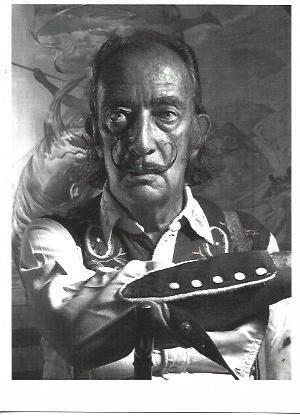 POSTAL A1583: Salvador Dali, por Marc Lacroix