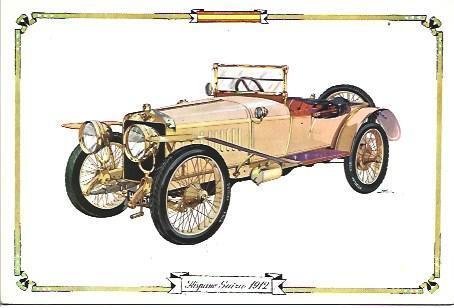 POSTAL A1528: Hispano Suiza de 1912