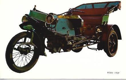 POSTAL A1530: Ford de 1909