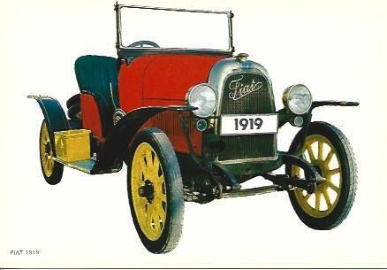 POSTAL A1533: Fiat de 1919