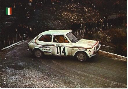 POSTAL A1534: Fiat 127 de rallye