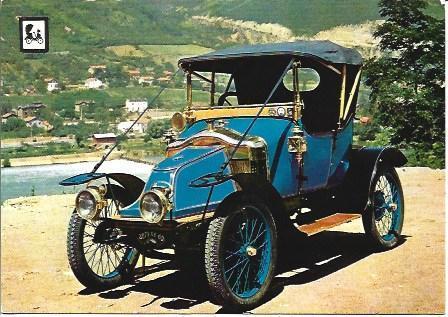 POSTAL A1535: Coches de epoca: Clement Bayard de 1913