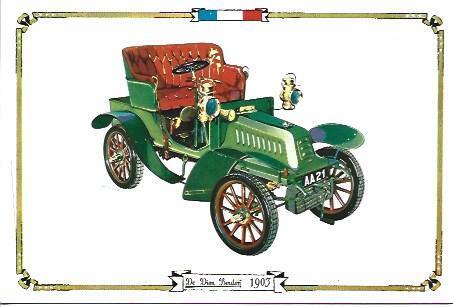POSTAL A1540: Coche de Dion Bouton de 1903