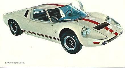 POSTAL A1543: Coche Campeador de 2000