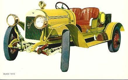 POSTAL A1545: Buick de 1918