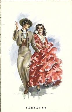 POSTAL A1549: Fandango