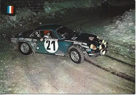 POSTAL A1550: Alpine Renault A 110