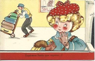 POSTAL A1552: Esperame hasta que regrese