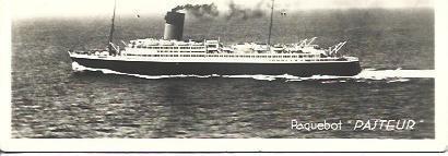 POSTAL A1633: Paquebot Pasteur
