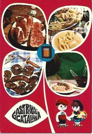 POSTAL A1595: Gastronomia catalana