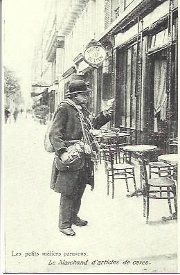POSTAL A1607: Marchand d'articles de caves