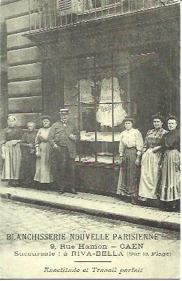 POSTAL A1612: Blanchisserie Nouvelle Parisien