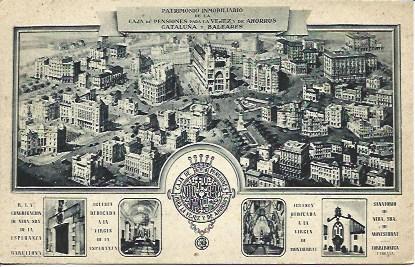 POSTAL A1793: Caja de Pensiones. Patrimonio inmobiliario