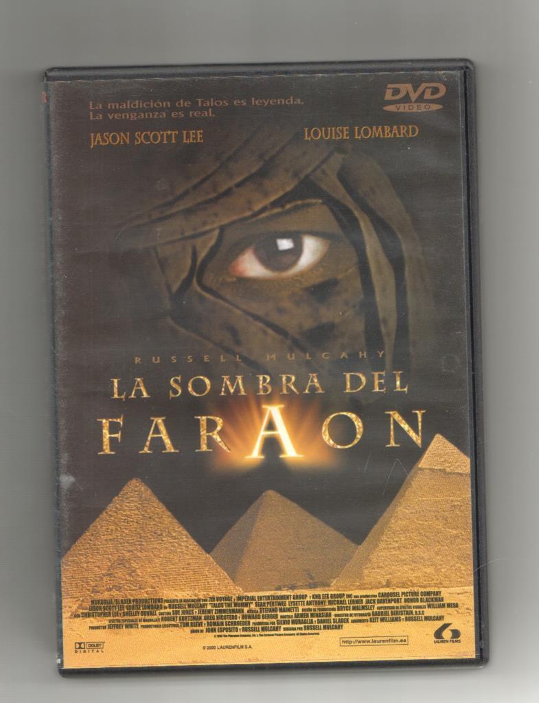 DVD pelicula: La sombra del Faraon de Russell Mulcahy