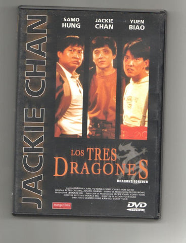DVD pelicula: Los tres dragones (Dragons Forever). Dirigida por Samo Hung, Corey Yuen (1987)