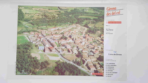 Lamina num 01 Girona des del cel: Municipi Agullana (Alt Empordà - Girona)