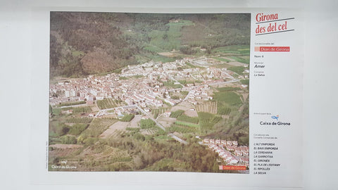 Lamina num 06 Girona des del cel: Municipi Amer (Comarca La Selva - Girona)