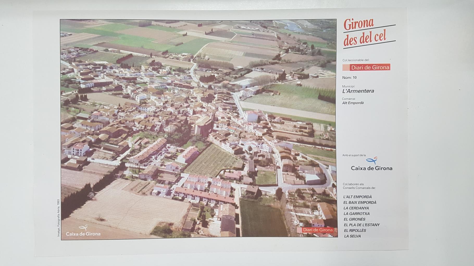 Lamina num 10 Girona des del cel: Municipi L'Armentera (Comarca Alt Empordà - Girona)