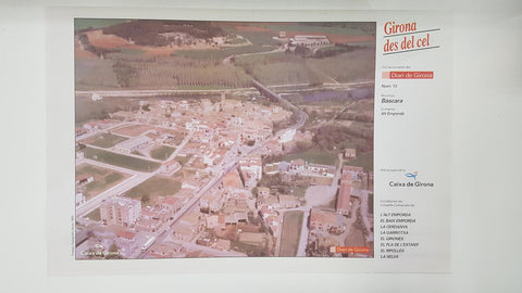 Lamina num 13 Girona des del cel: Municipi Bàscara (Comarca Alt Empordà - Girona)
