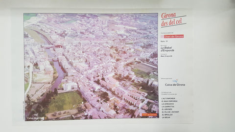 Lamina num 19 Girona des del cel: Municipi La Bisbal d'Empordà (Comarca Garrotxa - Girona)
