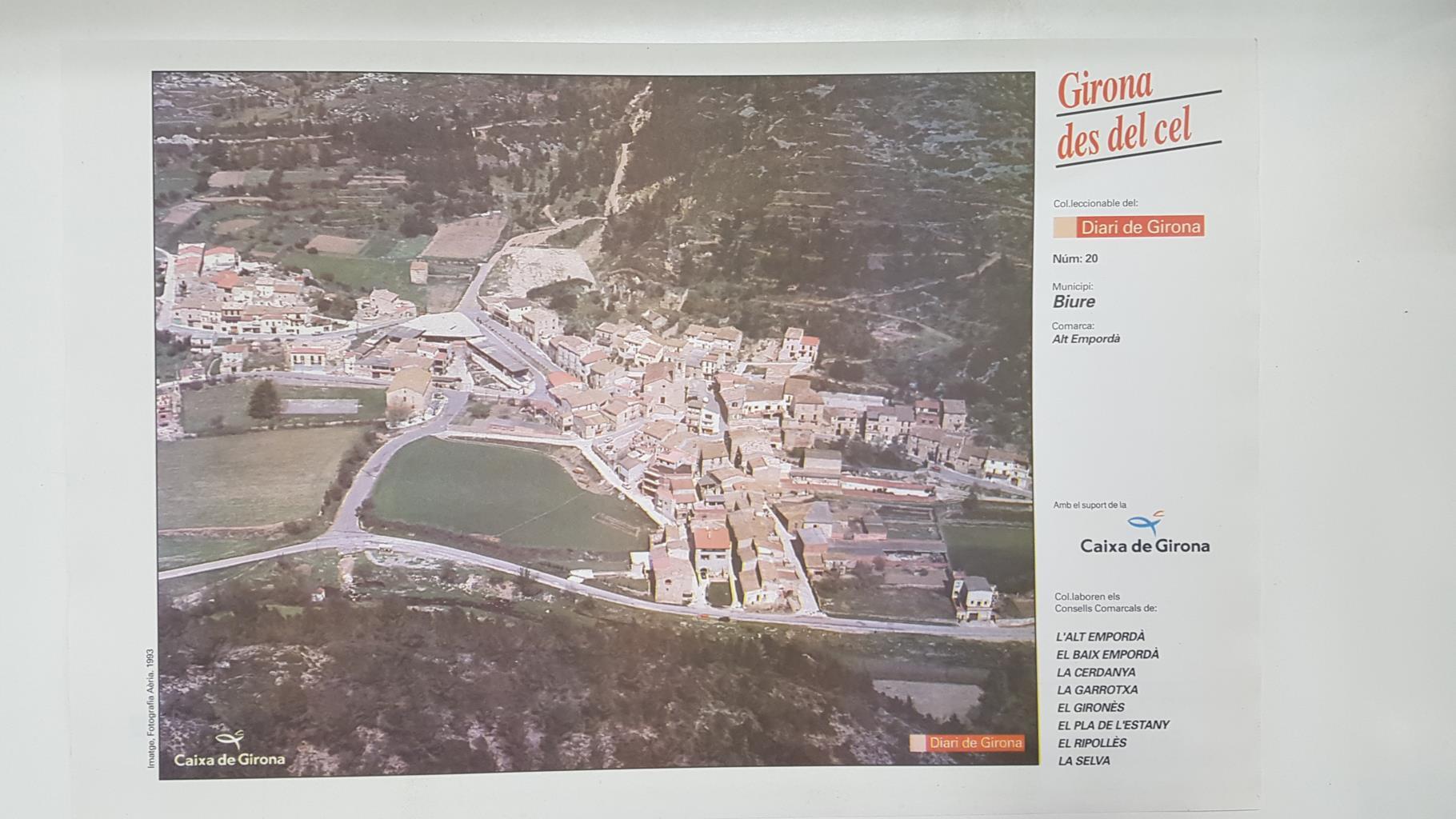 Lamina num 20 Girona des del cel: Municipi Biure (Comarca Alt Empordà - Girona)