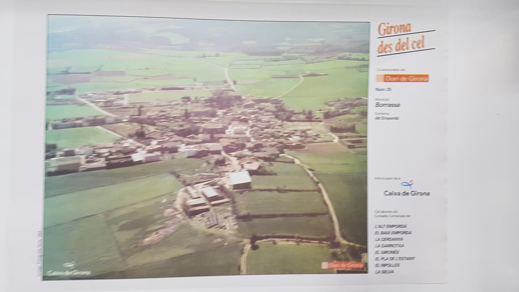 Lamina num 25 Girona des del cel: Municipi Borrassà (Comarca Alt Empordà - Girona)