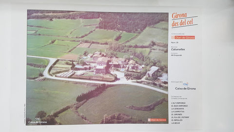 Lamina num 28 Girona des del cel: Municipi Cabanelles (Comarca Alt Empordà - Girona)