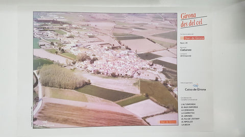 Lamina num 29 Girona des del cel: Municipi Cabanes (Comarca Alt Empordà - Girona)