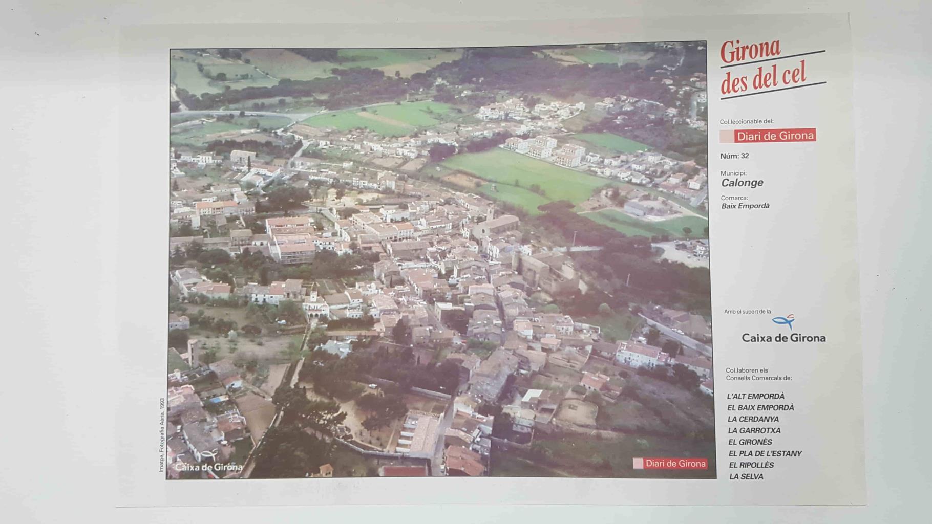 Lamina num 32 Girona des del cel: Municipi Calonge (Comarca Baix Empordà - Girona)