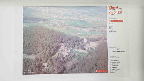 Lamina num 34 Girona des del cel: Municipi Camós (Comarca Pla de l'Estany - Girona)