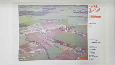 Lamina num 37 Girona des del cel: Municipi Campllong (Comarca Gironès - Girona)