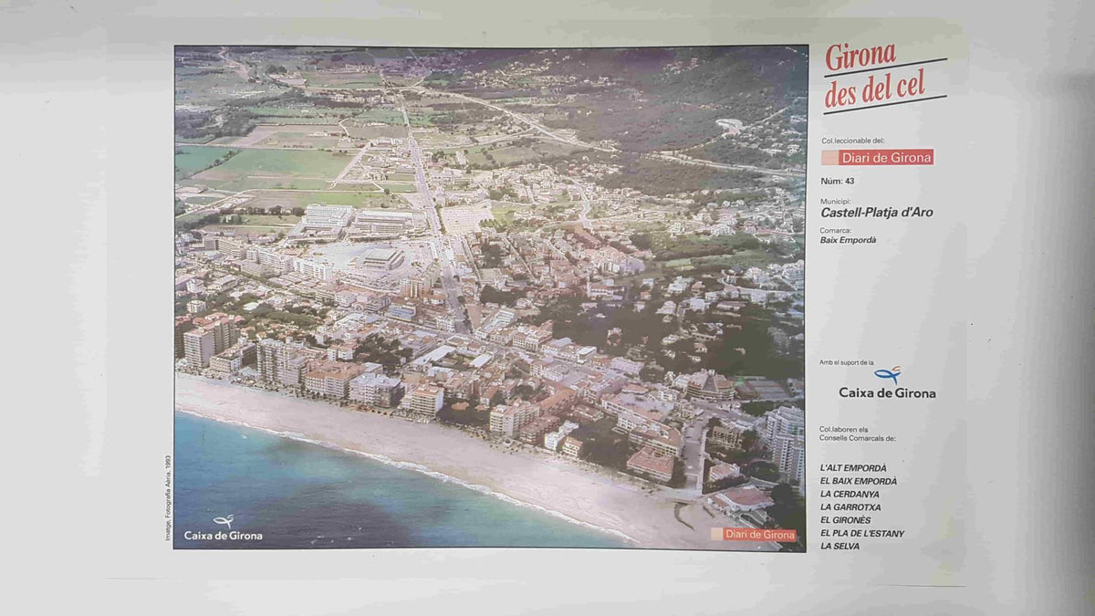 Lamina num 43 Girona des del cel: Municipi Castell-Platja d'Aro (Comarca Baix Empordà - Girona)