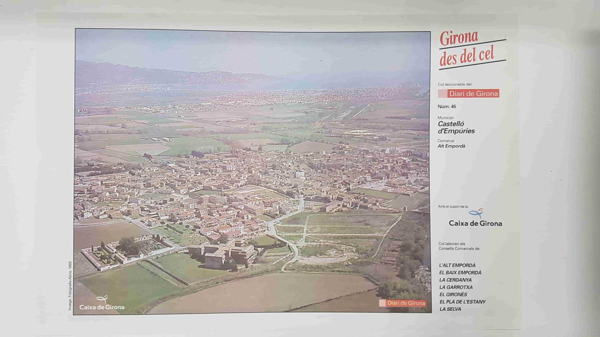 Lamina num 45 Girona des del cel: Municipi Castelló d'Empuries (Comarca Alt Empordà - Girona)