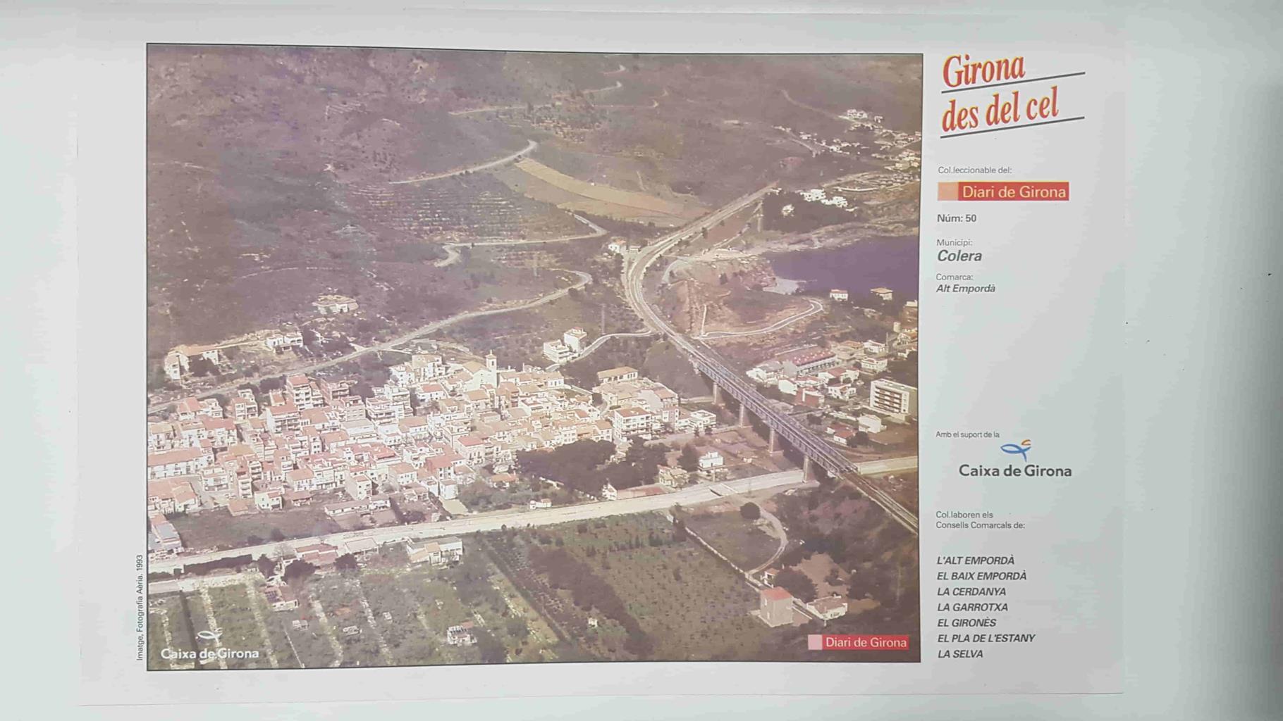 Lamina num 50 Girona des del cel: Municipi Colera (Comarca Alt Empordà - Girona)