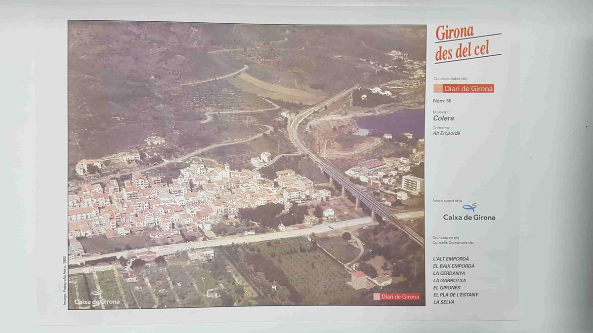 Lamina num 50 Girona des del cel: Municipi Colera (Comarca Alt Empordà - Girona)