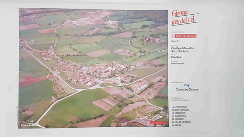 Lamina num 55 Girona des del cel: Municipi Cruïlles-Monells-Sant Sadurní (Comarca Baix Empordà - Girona)