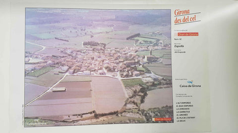 Lamina num 62 Girona des del cel: Municipi Espolla (Comarca Alt Empordà - Girona)