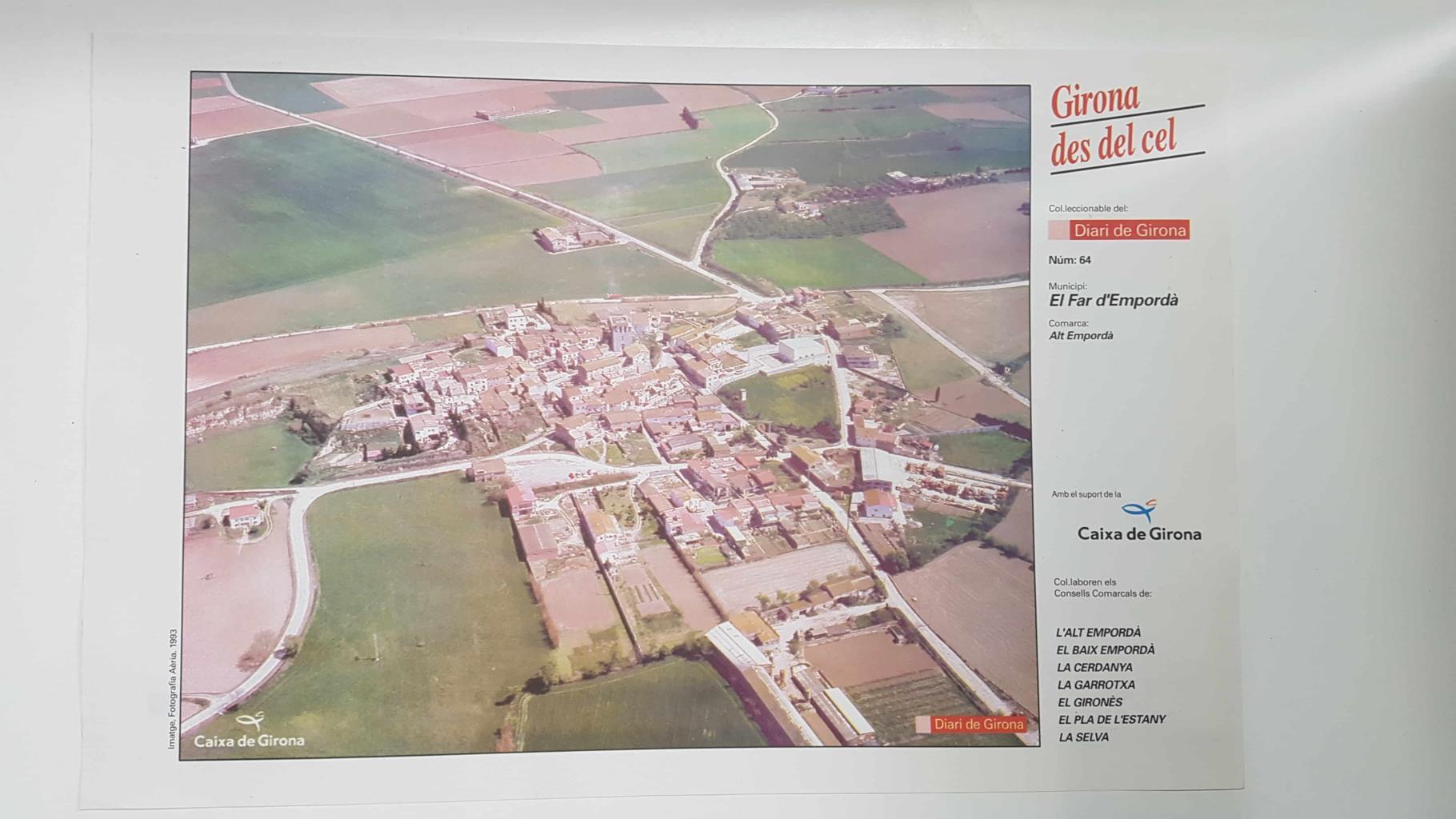 Lamina num 64 Girona des del cel: Municipi El Far d'Empordà (Comarca Alt Empordà - Girona)