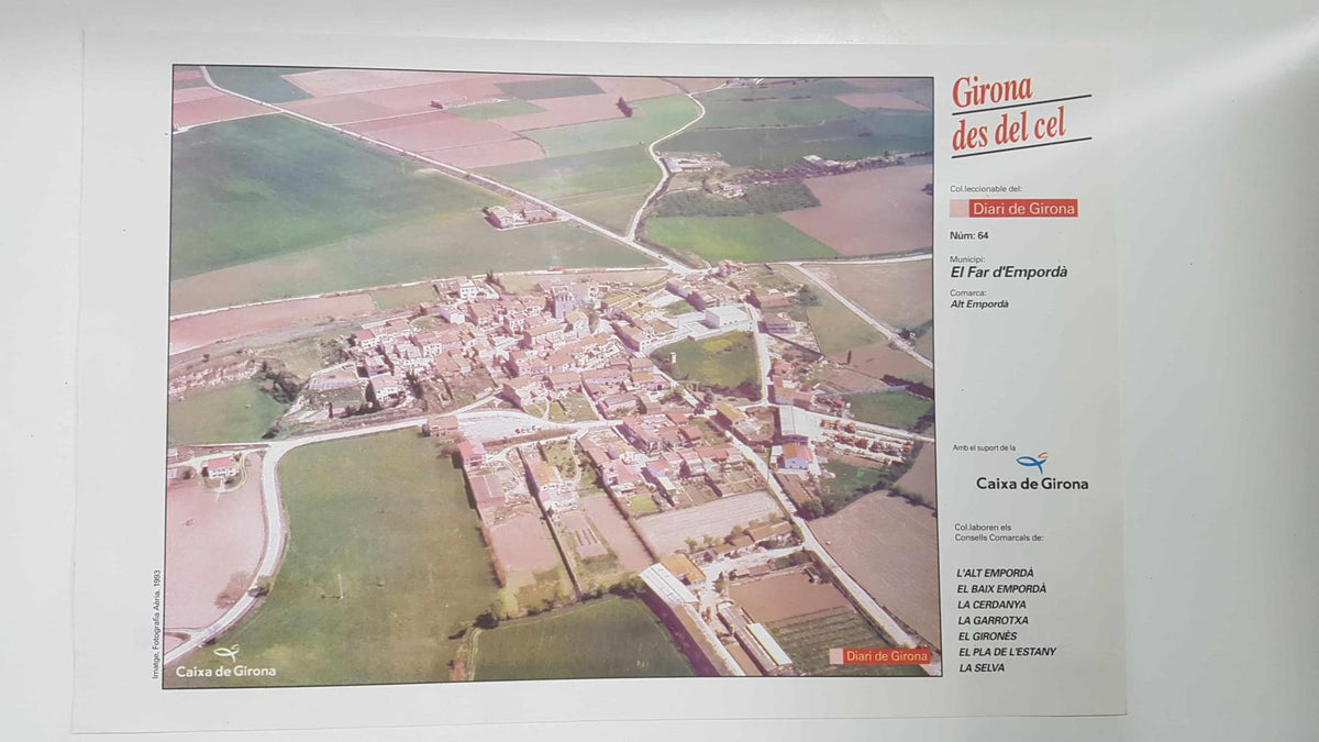 Lamina num 64 Girona des del cel: Municipi El Far d'Empordà (Comarca Alt Empordà - Girona)