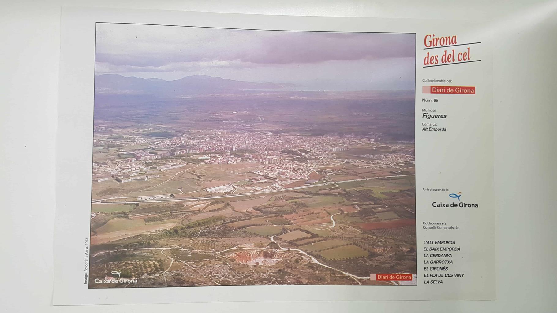 Lamina num 65 Girona des del cel: Municipi Figueres (Comarca Alt Empordà - Girona)