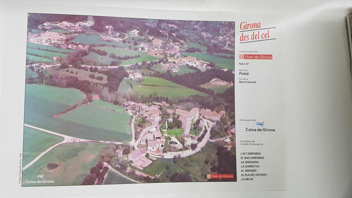 Lamina num 67 Girona des del cel: Municipi Foixà (Comarca Baix Empordà - Girona)