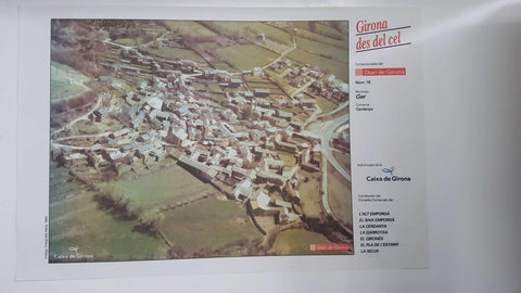 Lamina num 78 Girona des del cel: Municipi Ger (Comarca Cerdenya - Girona)