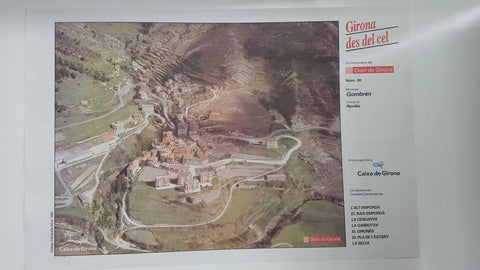 Lamina num 80 Girona des del cel: Municipi Gombrèn (Comarca Ripollès - Girona)