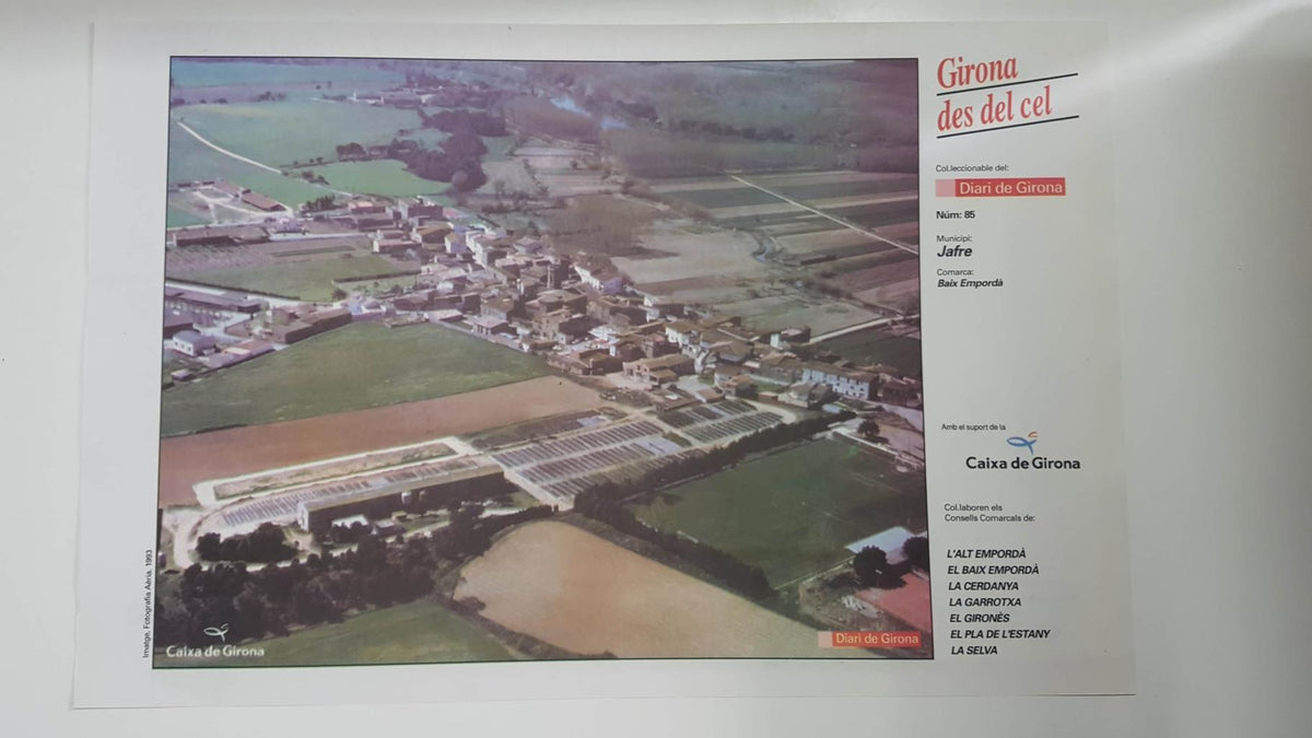 Lamina num 85 Girona des del cel: Municipi Jafre (Comarca Baix Empordà - Girona)