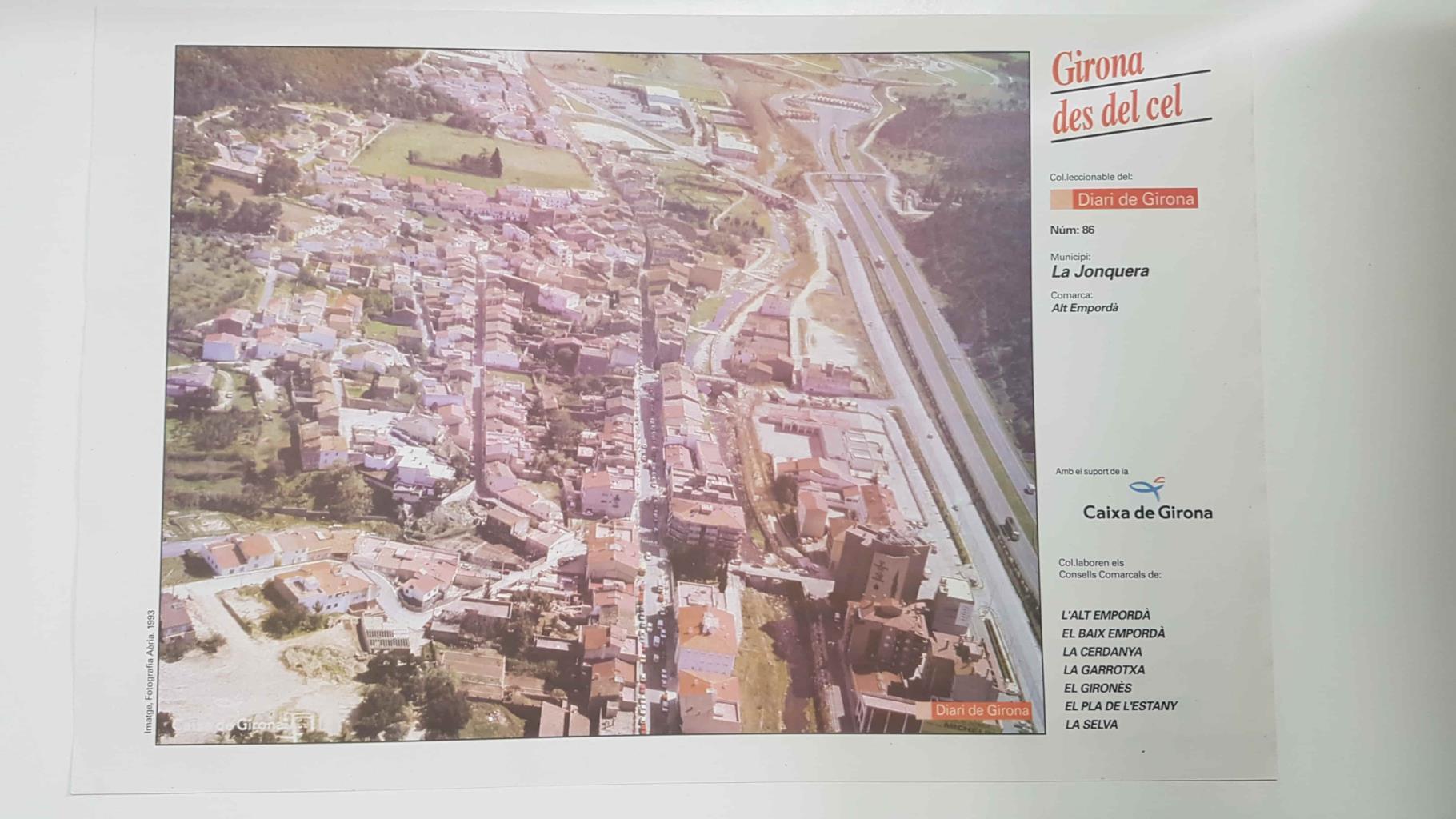 Lamina num 086 Girona des del cel: Municipi La Jonquera (Comarca Alt Empordà - Girona)