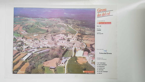 Lamina num 88 Girona des del cel: Municipi Lladó (Comarca Alt Empordà - Girona)